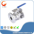 2pc flanged ball valve with mounting pad